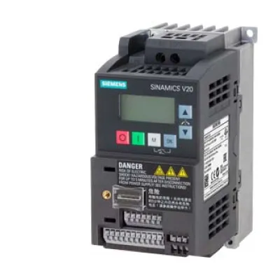 Siemens Frequenzumrichter SINAMICS V20 6SL3210-5BB17-5BV1 | 0,75 kW | 1AC 200–240V | IP20 | MODBUS RTU | Filter | FSAB