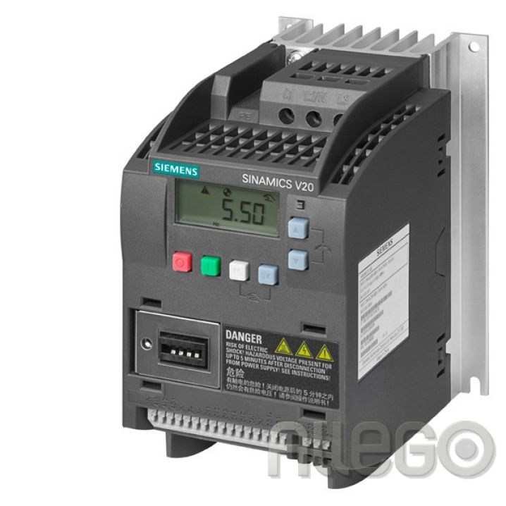 Siemens IS Umrichter Sinamics 2.2kW mit F 6SL3210-5BE22-2CV0