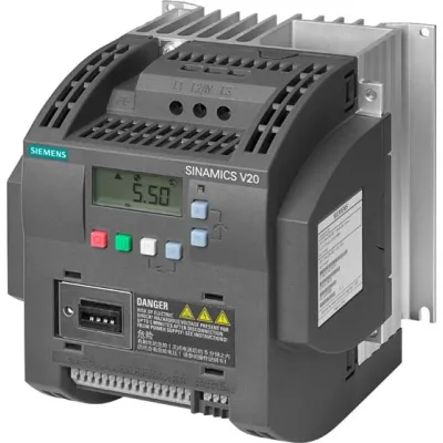 Siemens Frequenzumrichter SINAMICS V20 6SL3210-5BE23-0CV0 | 3 kW | 3AC 380-480V | IP20 | MODBUS RTU