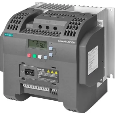 Siemens Frequenzumrichter SINAMICS V20 6SL3210-5BE25-5CV0 | 5,5 kW | 3AC 380-480V | IP20 | Modbus RTU
