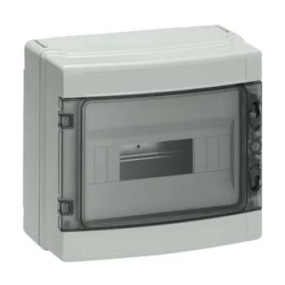 SIEMENS Kleinverteiler Aufputz SIMBOX WP 8GB1371-0 | Wandverteiler 1-reihig 4TE | IP65 | Kunststoff | grau RAL7035