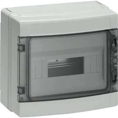 Siemens Wandverteiler Aufputz SIMBOX WP 8GB1371-1 | 1-reihig 8TE | IP65 | Kunststoff | 210x215x100mm | grau RAL7035