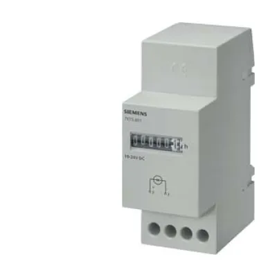Siemens Betriebsstundenzähler 7KT5804 | analog mechanisch | 230V AC | für DIN-Schiene | 7-stellig | ohne Reset | IP20