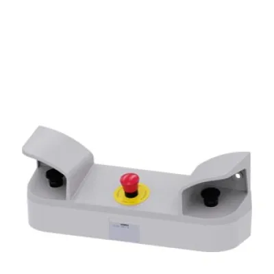 Siemens Zweihand-Bedienpult 3SU1803-3NB00-1AE1 | Not-Aus | 2 Schließer | 4 Öffner | EN 574 | Kunststoff
