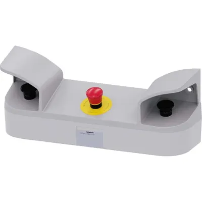 Siemens Zweihand-Bedienpult 3SU1803-3NB00-1AE1 | Not-Aus | 2 Schließer | 4 Öffner | EN 574 | Kunststoff