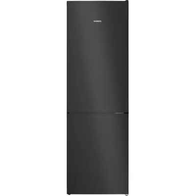 Siemens Kühl-Gefrierkombination KG36NVXBG | 321l | NoFrost | Energieeffizienz B | 186x60x66,5cm | Blacksteel