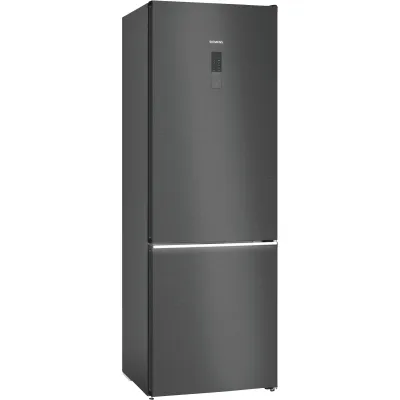 Siemens Kühl-Gefrierkombination KG49NAXCF | iQ500 | 440L | noFrost | hyperFresh | WLAN/App | BlackSteel | 203x70x66,7 cm