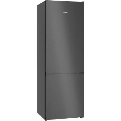 SIEMENS Kühl-Gefrierkombination KG49NVXCG | 440l | NoFrost | 203x70x66,7cm | EEK C | leise 35dB | Blacksteel