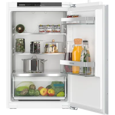 Siemens Einbau-Kühlschrank KI21RVFE0 iQ300 | 136L | 88x56cm | Festtür | LED | freshBox | superCooling | E | 35dB | weiß