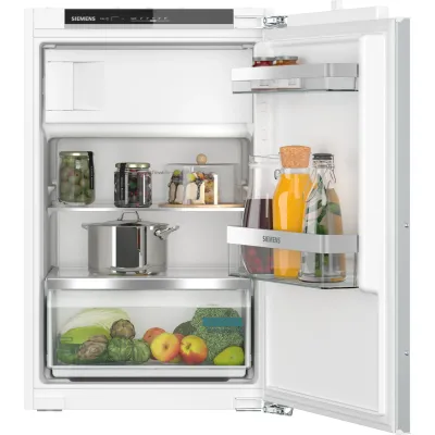 Siemens Einbau-Kühlschrank KI22L2FE0 | Gefrierfach | 119L | EEK E | LED | 88x56 cm | FreshBox | Abtau-Automatik | weiß