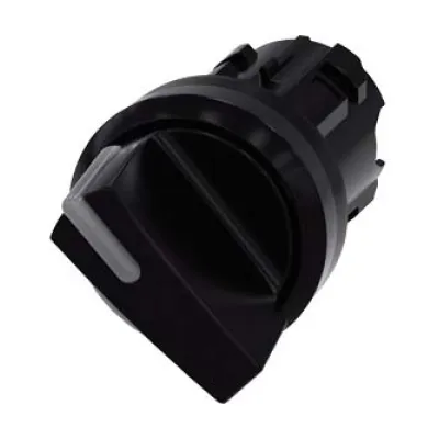 Siemens Knebelschalter 3SU1002-2BF10-0AA0 | beleuchtbar | 22mm rund | 2 Schaltstellungen O-I | Kunststoff | schwarz