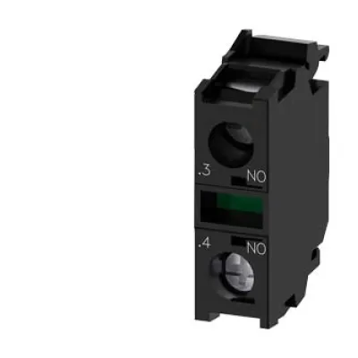 Siemens Kontaktmodul 3SU1400-1AA10-1LA0 | 1 Schließer | 6A AC | vergoldete Kontakte | Schraubanschluss