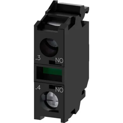 Siemens Kontaktmodul 3SU1400-1AA10-1LA0 | 1 Schließer | 6A AC | vergoldete Kontakte | Schraubanschluss