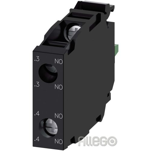 Bild: Siemens Kontaktmodul mit 2 Schaltglieder 3SU1400-1AA10-1DA0 Siemens Kontaktmodul