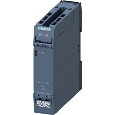 Siemens Koppelrelais 3RQ2000-2AW00 | 1 Wechsler | AC/DC 24-240V | Federzuganschluss | IP20 | LED-Anzeige | 22,5x100x90mm