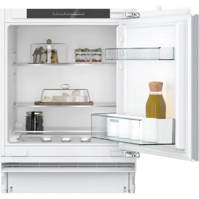 Siemens Unterbau-Kühlschrank KU21RVXE0 Set | 134l | Home Connect | SuperCooling | LED | 82x60cm | E | weiß