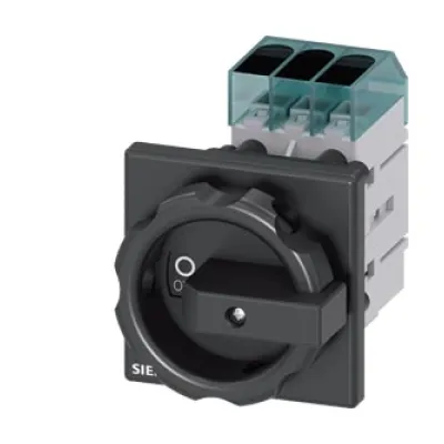 Siemens Lasttrennschalter 3LD3054-0TK51 | Hauptschalter 16A 3-polig | IP65 | Frontbefestigung | verriegelbar