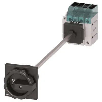 Siemens Lasttrennschalter 3LD3248-1TL51 | Hauptschalter 32A 4-polig IP65 | Einbaugerät | Wartung/Reparatur | schwarz