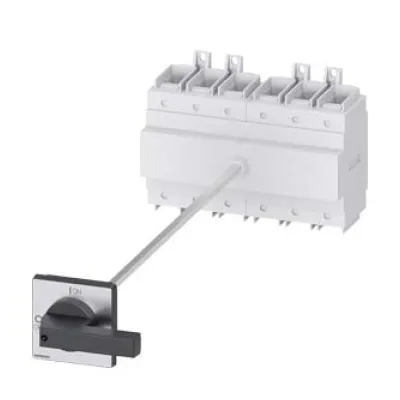 SIEMENS Lasttrennschalter 3LD2418-3VK11 | Hauptschalter 250A | 6-polig | IP65 | Einbau | Wartung / Reparatur | schwarz