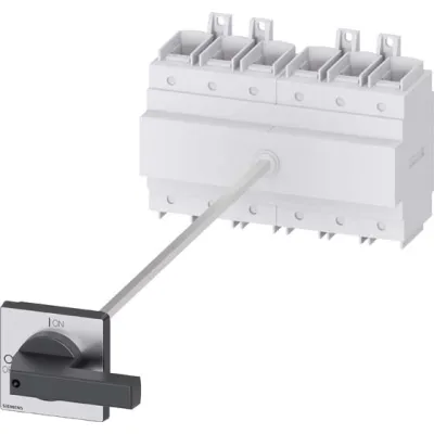SIEMENS Lasttrennschalter 3LD2418-3VK11 | Hauptschalter 250A | 6-polig | IP65 | Einbau | Wartung / Reparatur | schwarz