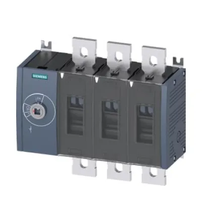 Siemens Lasttrennschalter 3KD4630-0QE10-0 | Hauptschalter 630A | 3-polig | Baugröße 4 | Frontantrieb links