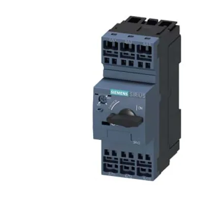 SIEMENS Motorschutzschalter 3RV2021-1DA20 | 3-polig | 2,2-3,2A | 690V | Federzuganschluss | S0 | Class 10 | IP20