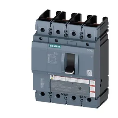 SIEMENS Leistungsschalter 3VA5250-7ED41-2AA0 | 3VA5 UL | 50A | 4-polig | 690V | 100kA | Einbaugerät | IP40 | Hutschiene