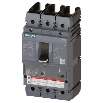SIEMENS Leistungsschalter 3VA6 3VA6110-7HL31-0AA0 | 100A 3-polig | 100kA@480V | UL-zertifiziert | IP40