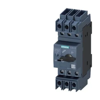 SIEMENS Leistungsschalter 3RV2711-1KD10 | S00 | 12,5A | 3-polig | Schraubanschluss | IP20 | 100kA | 690V
