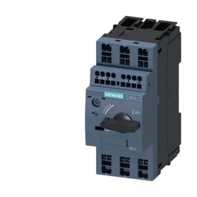 Siemens Motorschutzschalter 3RV2011-0FA25 | 3-polig | 0,35–0,5A | 690V | Federzug | IP20 | S00