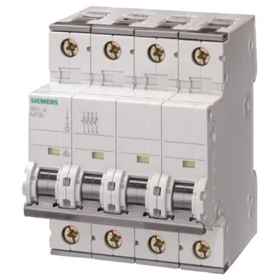 SIEMENS Leitungsschutzschalter 5SY4420-6 | B 20A | 4-polig | 400V AC | 10kA | 4TE | IP20 | SENTRON | Industriequalität