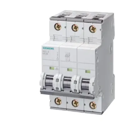 Siemens Leitungsschutzschalter 5SY7316-7 | 3-polig | C-Charakteristik | 16A | 400V | 15kA | AC/DC | 70mm | IP20