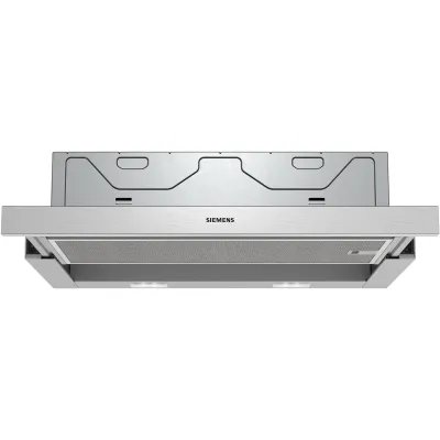 Siemens Dunstabzugshaube Flachschirm LI64LB521 iQ100 | 60 cm | LED | Energieeffizienz C | Umrüstbar | Silbermetallic