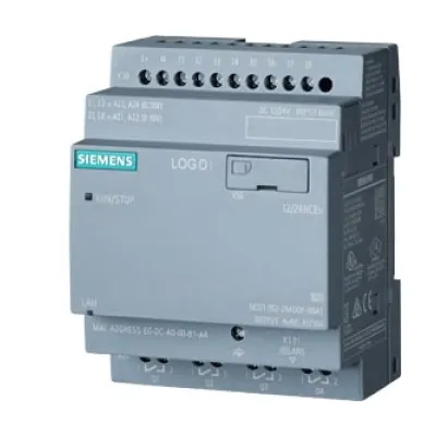 Siemens LOGO! 12/24RCEO 6ED1052-2MD08-0BA2 | Logikmodul | 8DI | 4 Relais | Ethernet | microSD | 10,8-28,8V DC