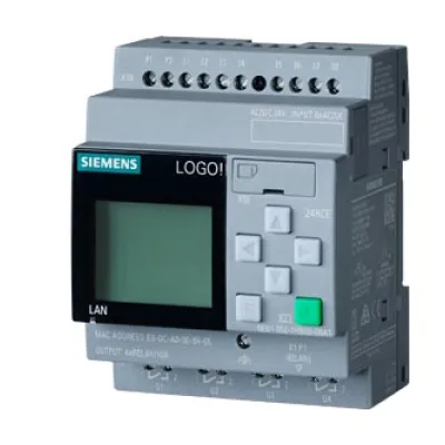 SIEMENS LOGO! 24 RCE Steuerrelais 6AG1052-1HB08-7BA2 | 8DI | 4 Relais | DC 24V | Ethernet | IP20 | modular