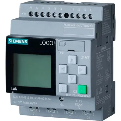 Siemens LOGO! 24RCE SPS 6ED1052-1HB08-0BA2 | 24V AC/DC | 8DI | 4 Relais | Ethernet | Webserver | microSD