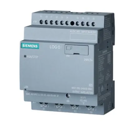 Siemens Logikmodul 6ED1052-2HB08-0BA2 | SPS 24V AC/DC | 8 DI | 4 Relais | Ethernet | modular | Web-Server | IP20