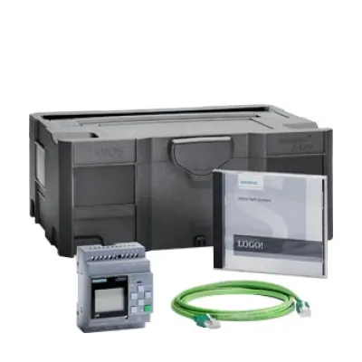 Siemens LOGO! Starter-Kit 230RCE V8.4 | SPS Set | 8 digitale Eingänge | 4 Ausgänge | Ethernet | Webserver | Systainer