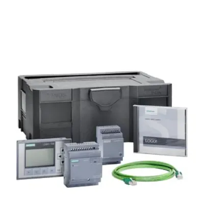 Siemens LOGO! TD Starter-Kit 12/24V V8.4 | SPS-Set | 6ED1057-4BA11-0AA0 | 8DI | 4DO | Ethernet | Webserver | Software