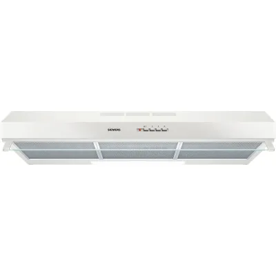 Siemens Unterbau-Dunstabzugshaube LU93LCC20 | 90 cm breit | iQ300 | 3 Stufen | 350 m³/h | LED | Metallfettfilter | weiß