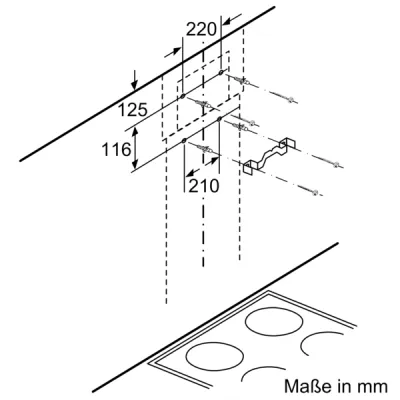 Siemens Umluftset LZ11FXD51 | Long Life Aktivkohlefilter extern | Zubehör Wandessen | regenerierbar | silber
