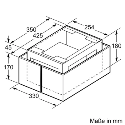 Siemens Umluftset LZ22FXD51 | Long Life Aktivkohlefilter extern | Zubehör für Dunstabzugshauben & Inselessen