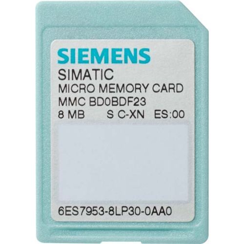 Bild: Siemens M-Memory Card S7/300 8-MBYTE 6ES7953-8LP31-0AA0