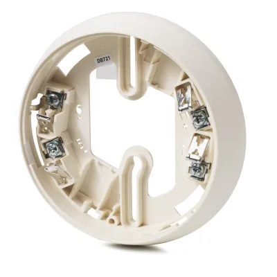 SIEMENS Meldersockel DB721 S54319-F11-A1 | Brandmeldesockel mit Schlaufkontakt | Ø117mm | Höhe 23mm | weiß