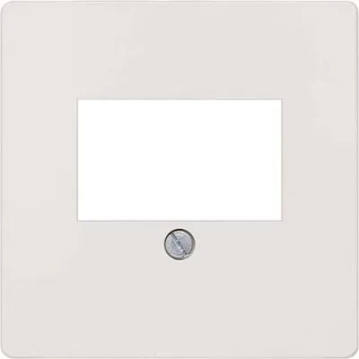 Siemens Abdeckplatte 5TG2563-2 | DELTA i-system Zentralplatte TAE/Lautsprecher | 55x55mm | titanweiß | Kunststoff