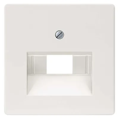 Siemens Abdeckplatte | Zentralplatte UAE/IAE | DELTA i-system | 1-2-fach | 55x55mm | titanweiß glänzend