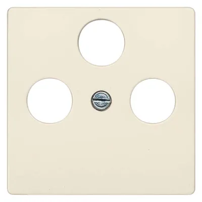 Siemens Abdeckplatte 5TG2528-2 | TV/RF/SAT 3-Loch | DELTA i-system | Elektroweiß | 55x55mm | Unterputz | IP20