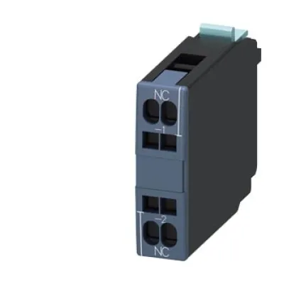 Siemens Hilfsschalterblock 3RH1921-2CA01 | 1 Öffner | Cage Clamp | 6A | 230V | Federzuganschluss | 1-polig