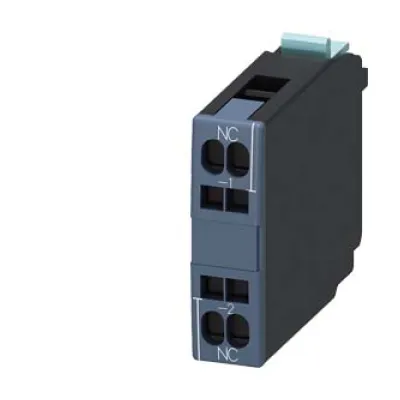 Siemens Hilfsschalterblock 3RH1921-2CA01 | 1 Öffner | Cage Clamp | 6A | 230V | Federzuganschluss | 1-polig