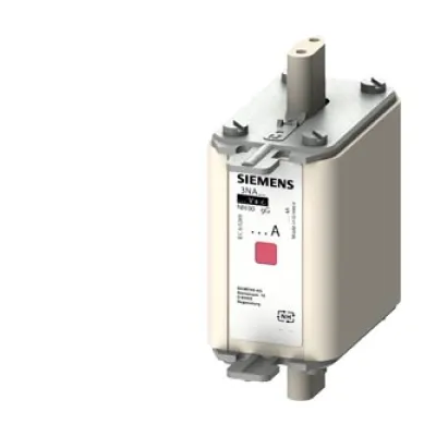 Siemens NH-Sicherungseinsatz 3NA7830-7 | NH00 | 100A | gG | 500V AC / 250V DC | Kombikennmelder | spannungsführend